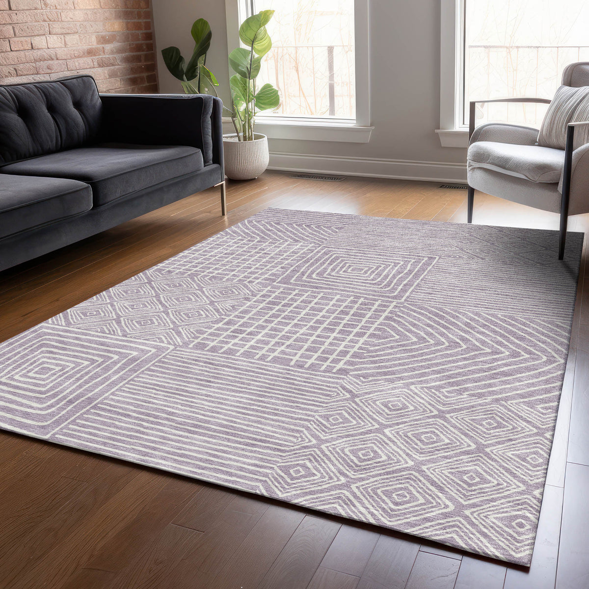 addison chantille acn1044 lavender rug