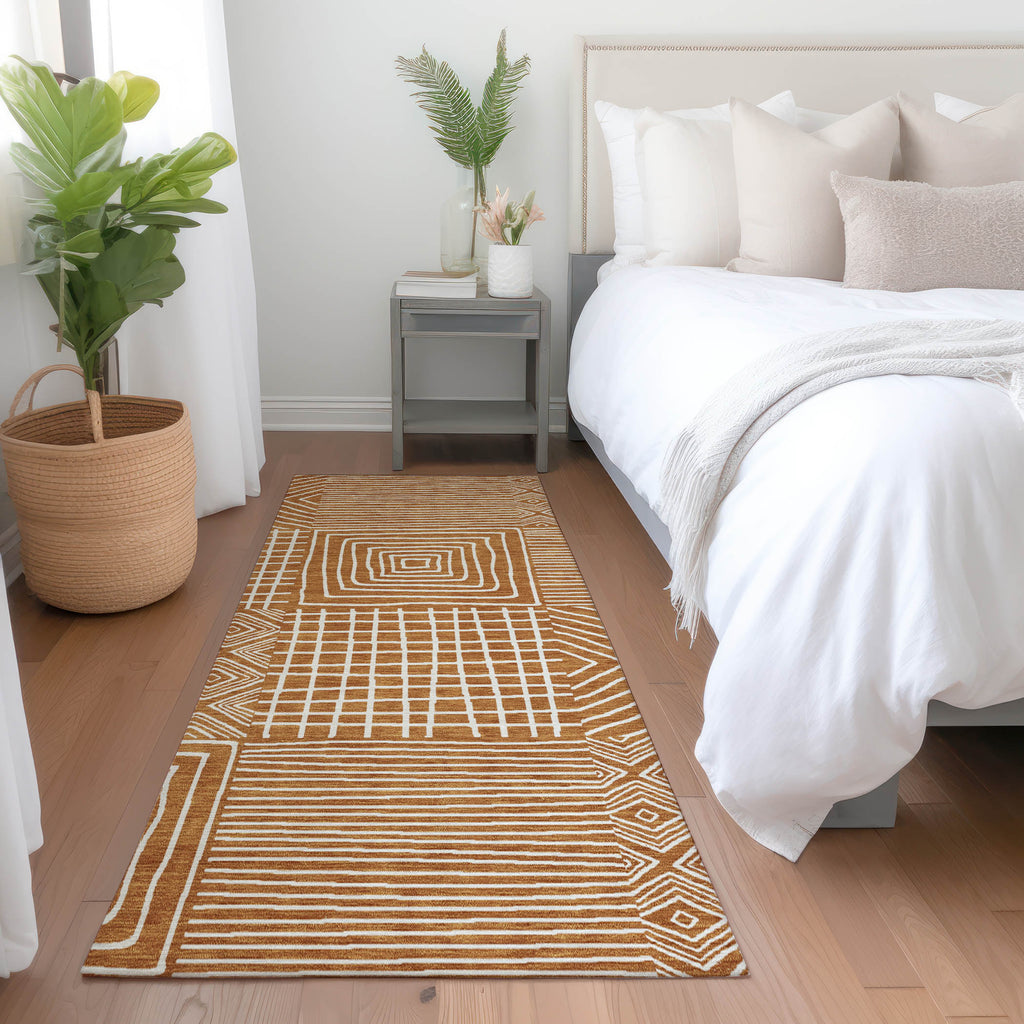 addison chantille acn1044 paprika rug