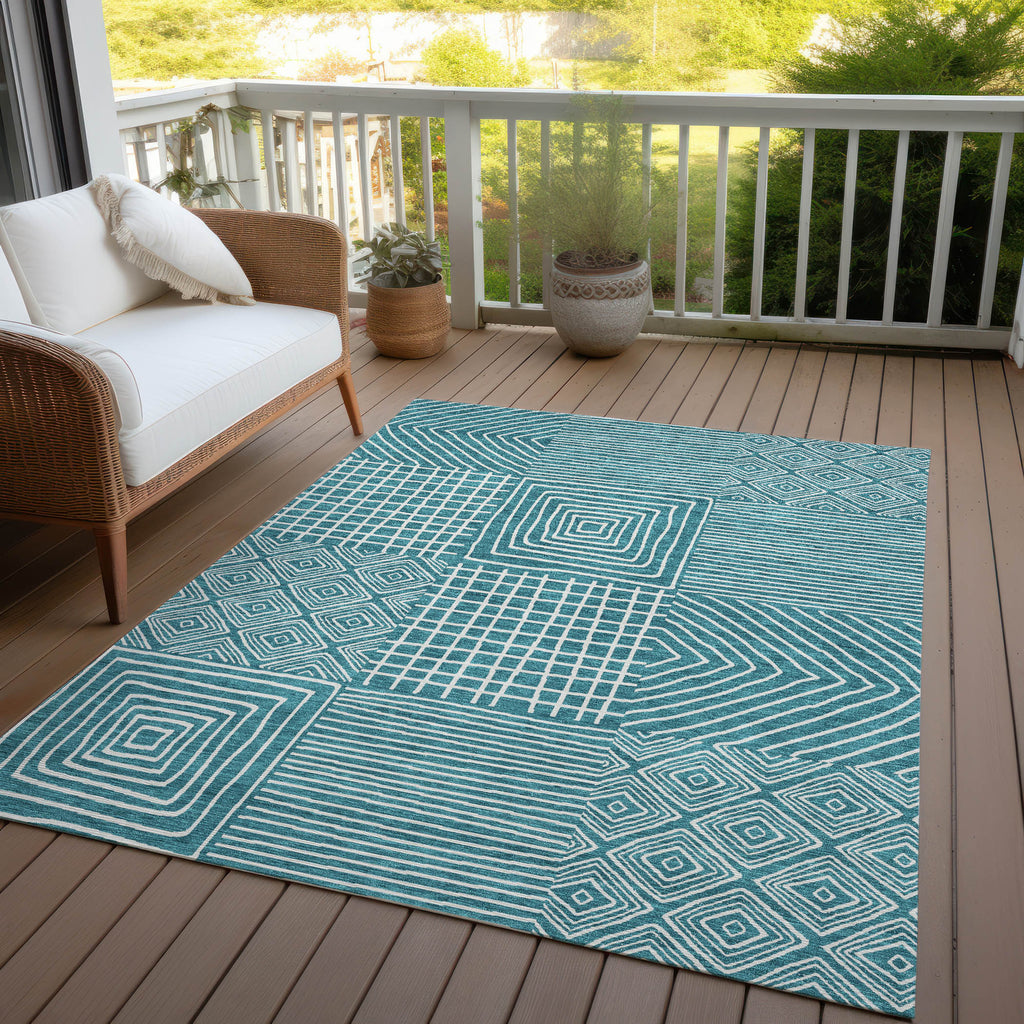 addison chantille acn1044 teal rug