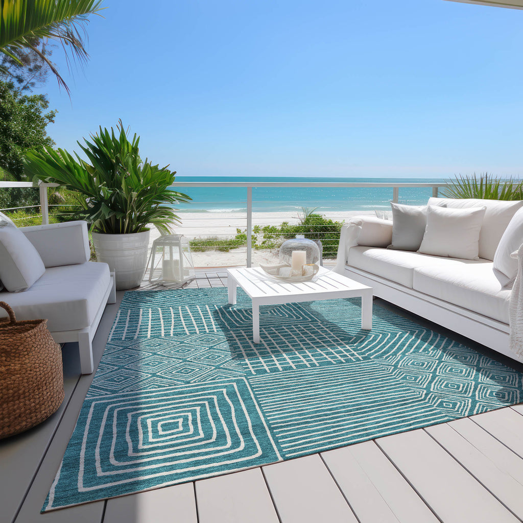 addison chantille acn1044 teal rug