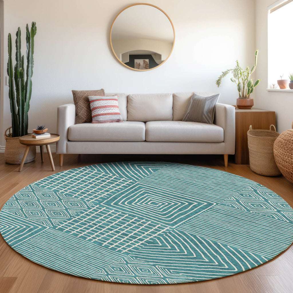 addison chantille acn1044 teal rug