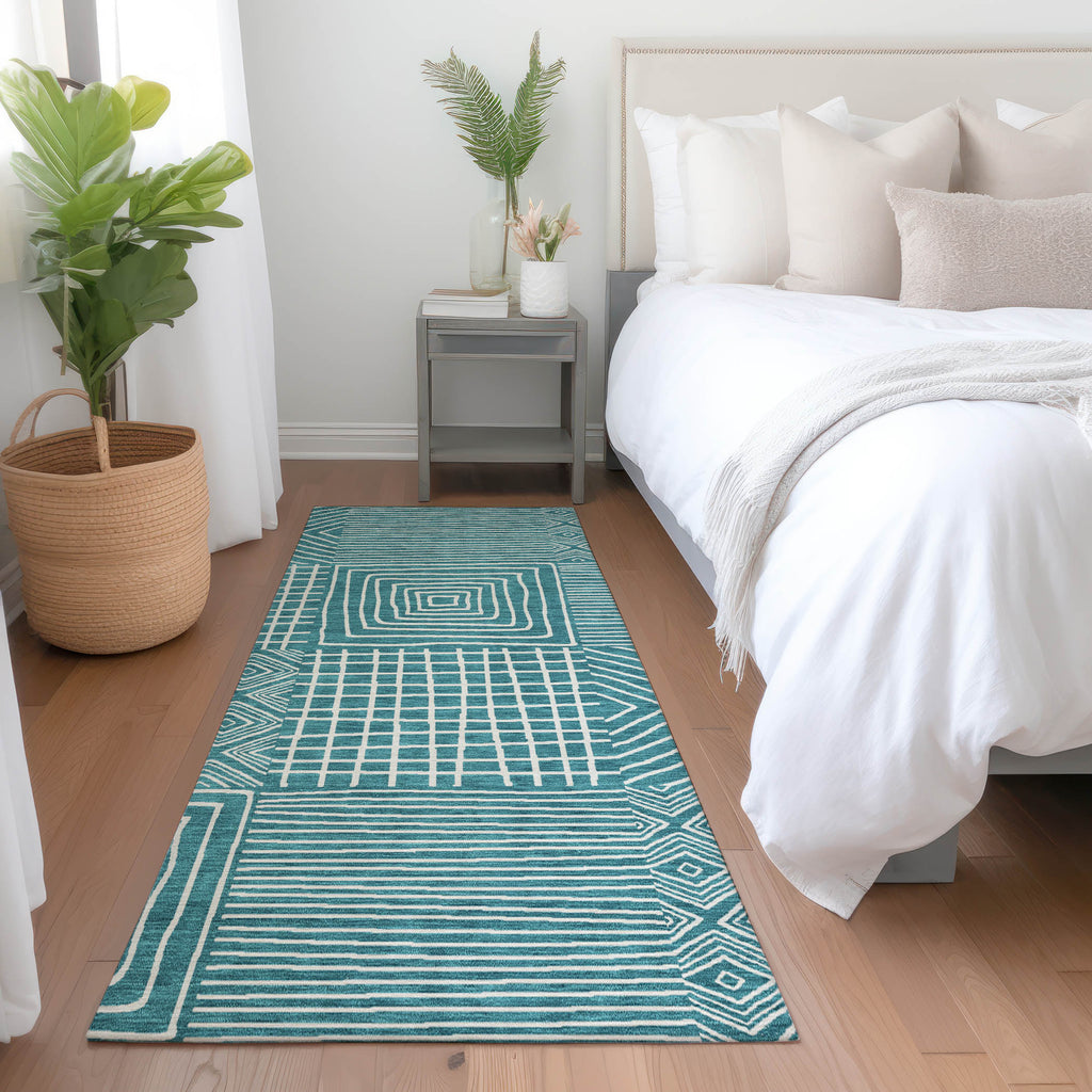 addison chantille acn1044 teal rug