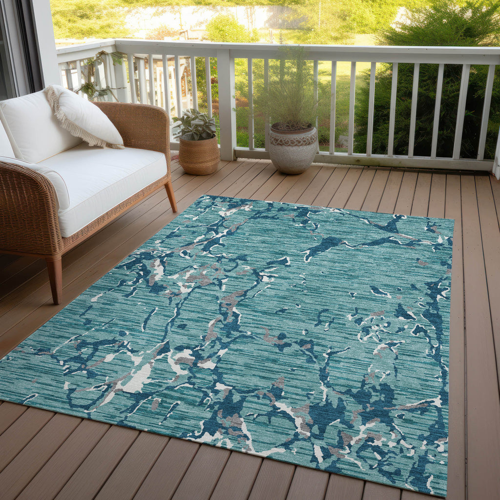addison chantille acn1046 teal rug