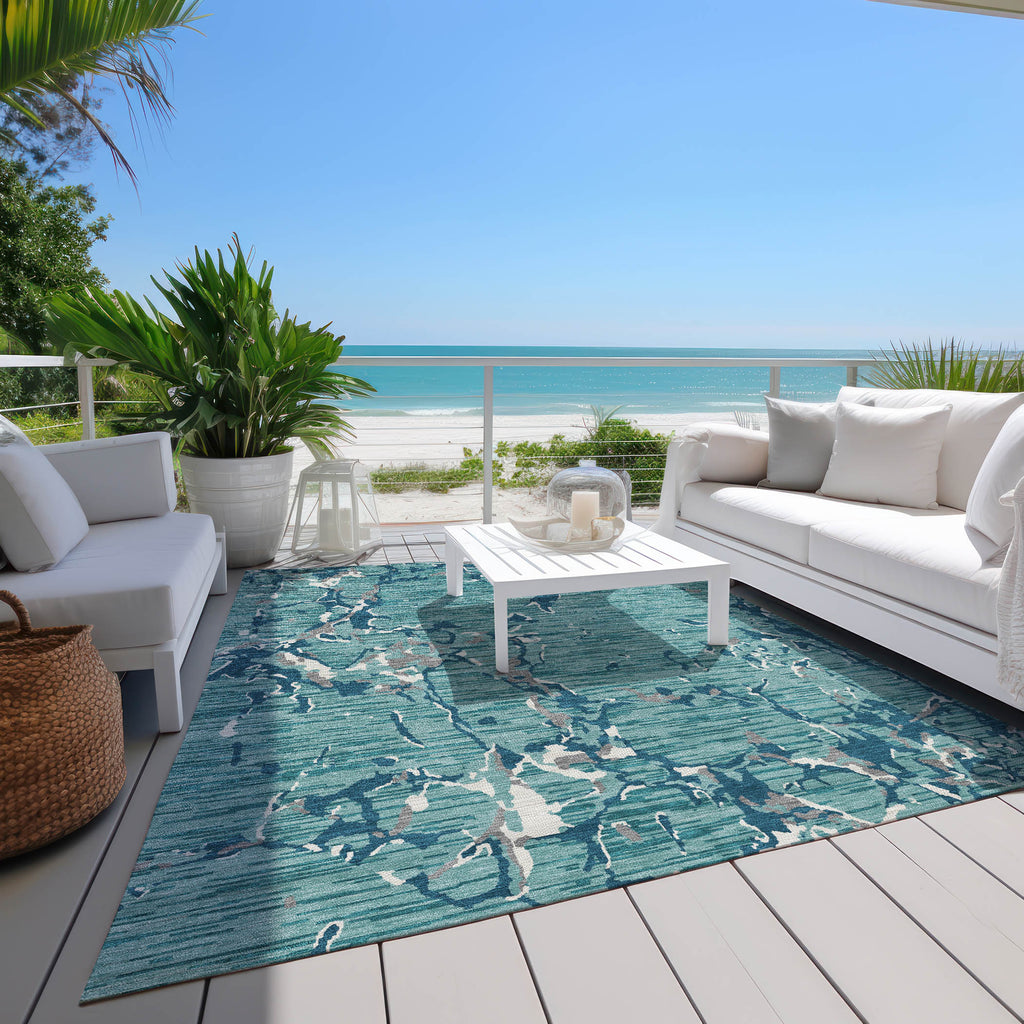addison chantille acn1046 teal rug