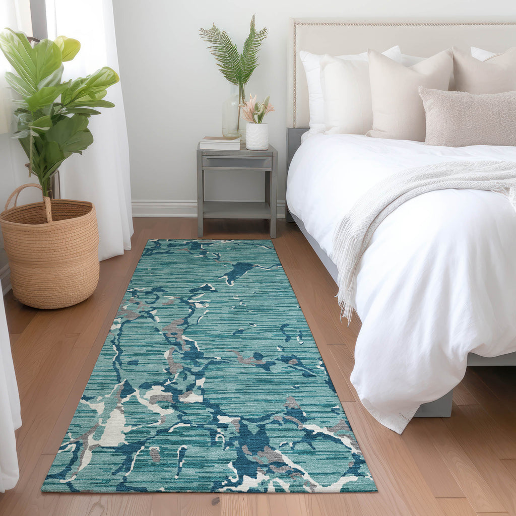 addison chantille acn1046 teal rug