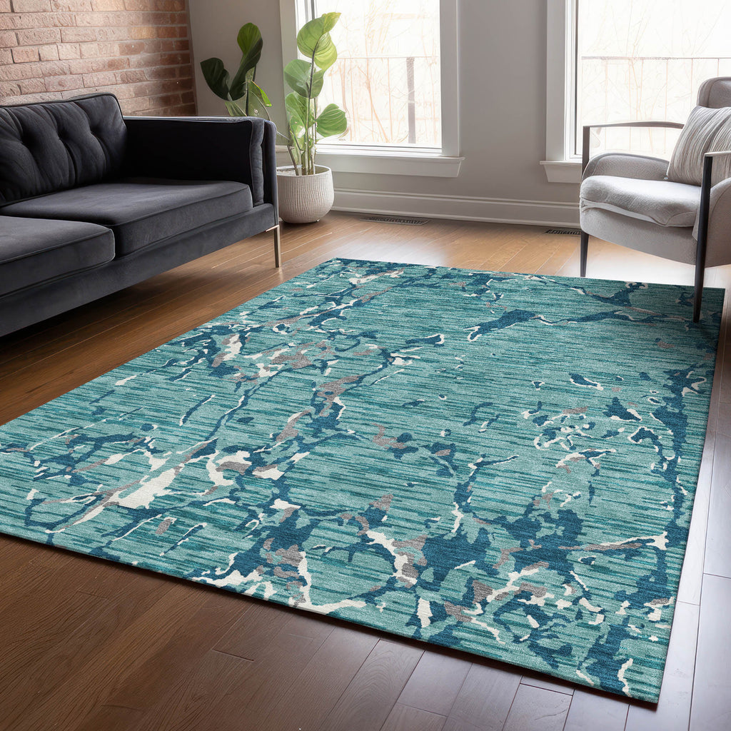addison chantille acn1046 teal rug