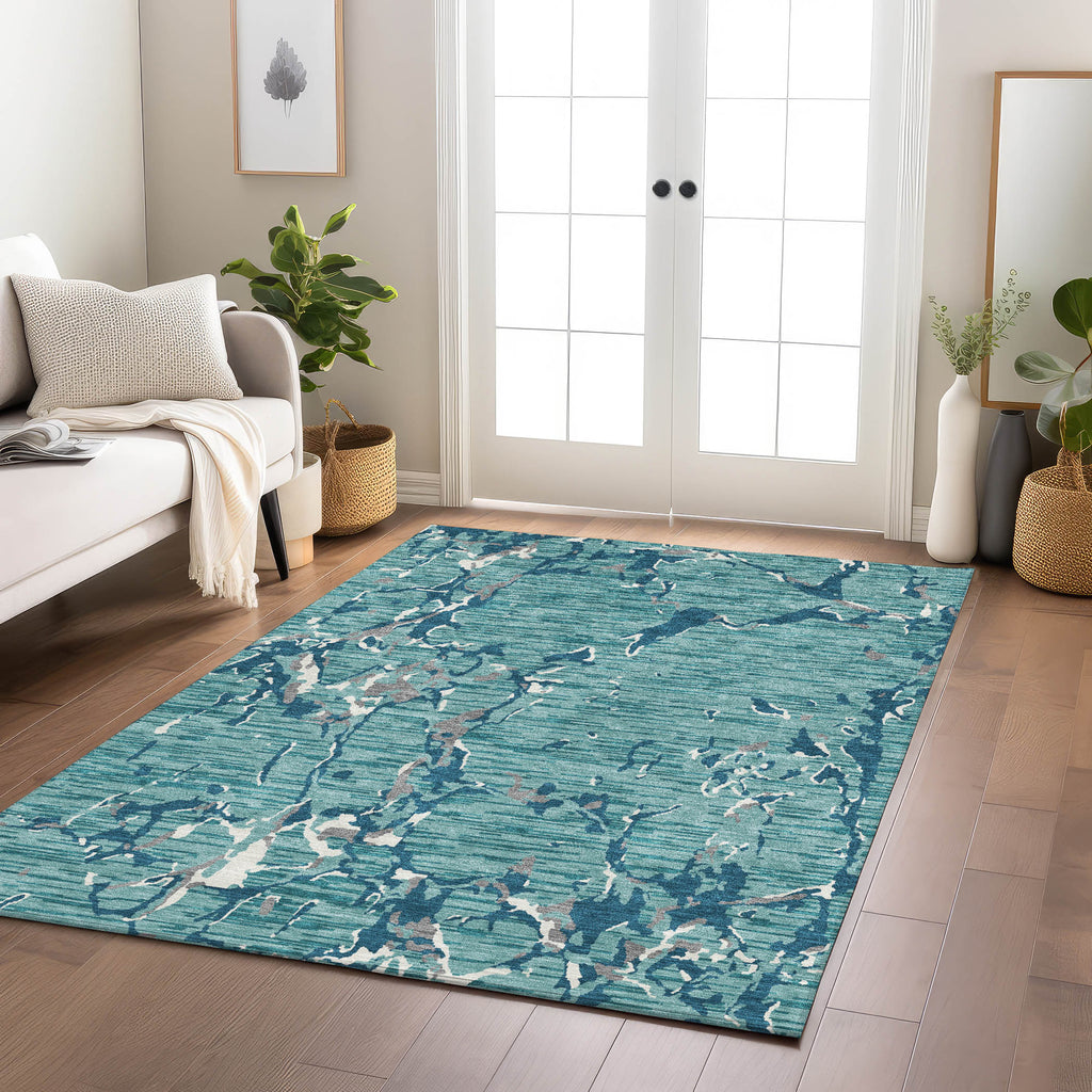addison chantille acn1046 teal rug