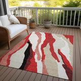 addison chantille acn1047 red rug