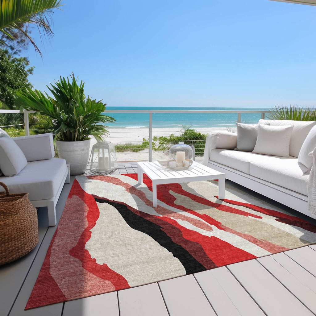 addison chantille acn1047 red rug