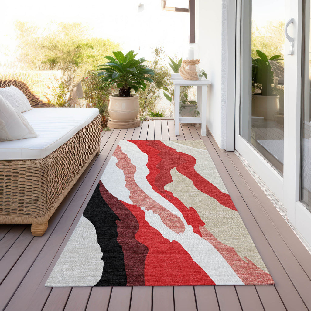 addison chantille acn1047 red rug
