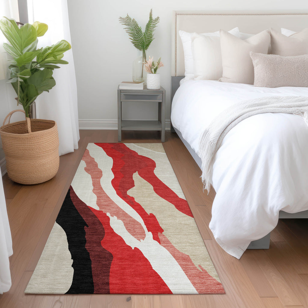 addison chantille acn1047 red rug