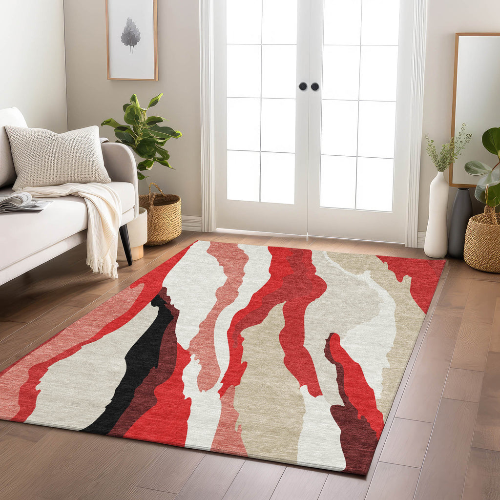 addison chantille acn1047 red rug