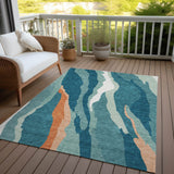 addison chantille acn1047 teal rug