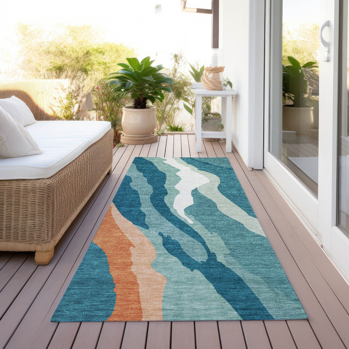 addison chantille acn1047 teal rug