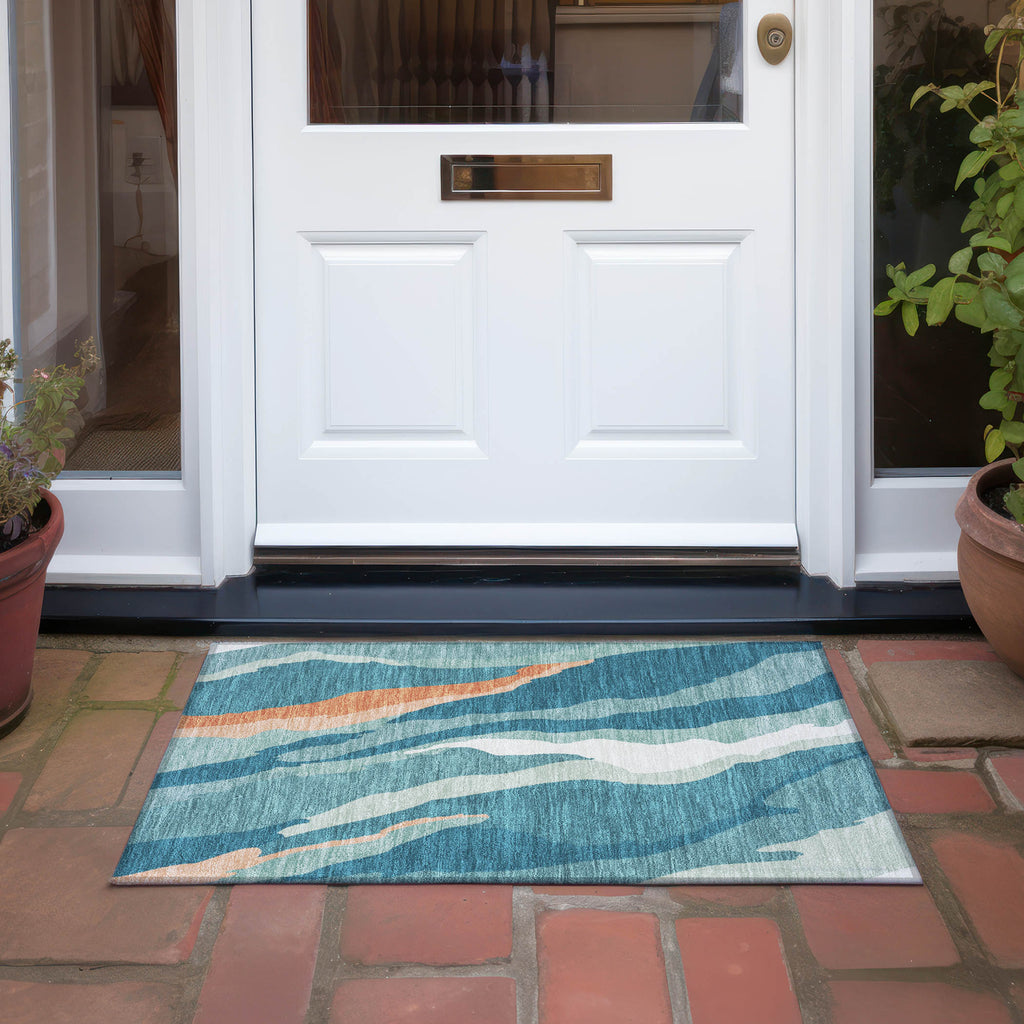 addison chantille acn1047 teal rug
