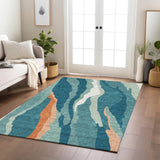 addison chantille acn1047 teal rug