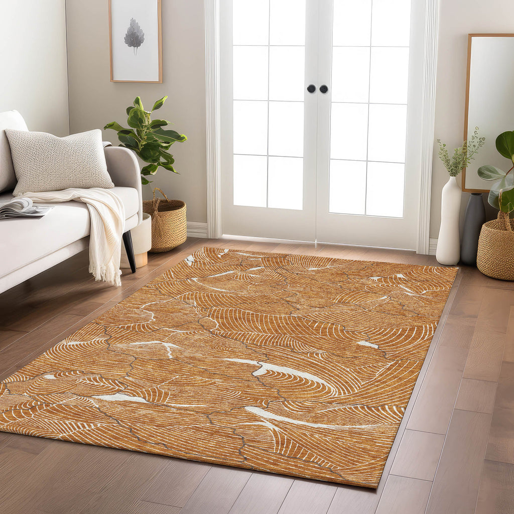 addison chantille acn1048 paprika rug