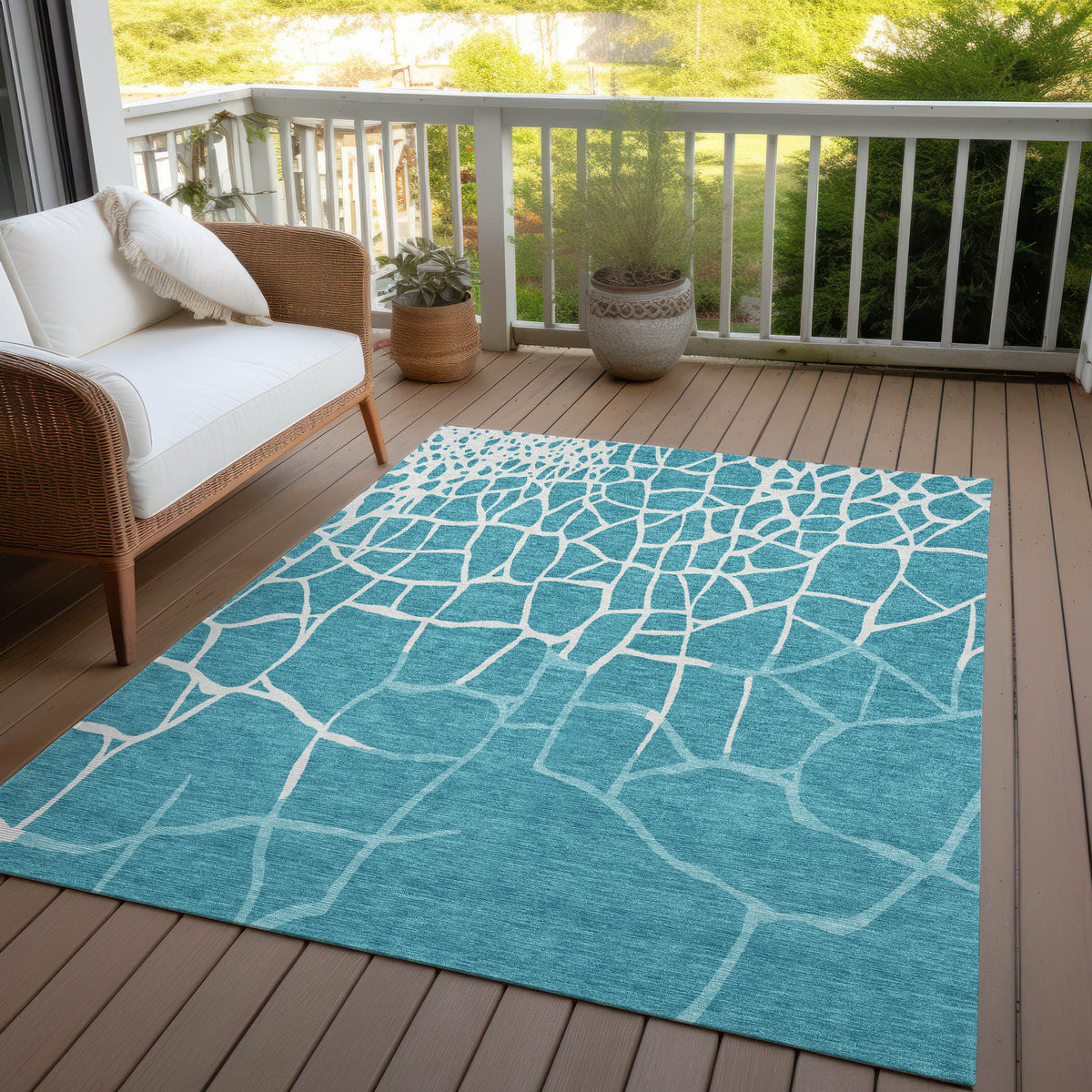 addison chantille acn1049 teal rug