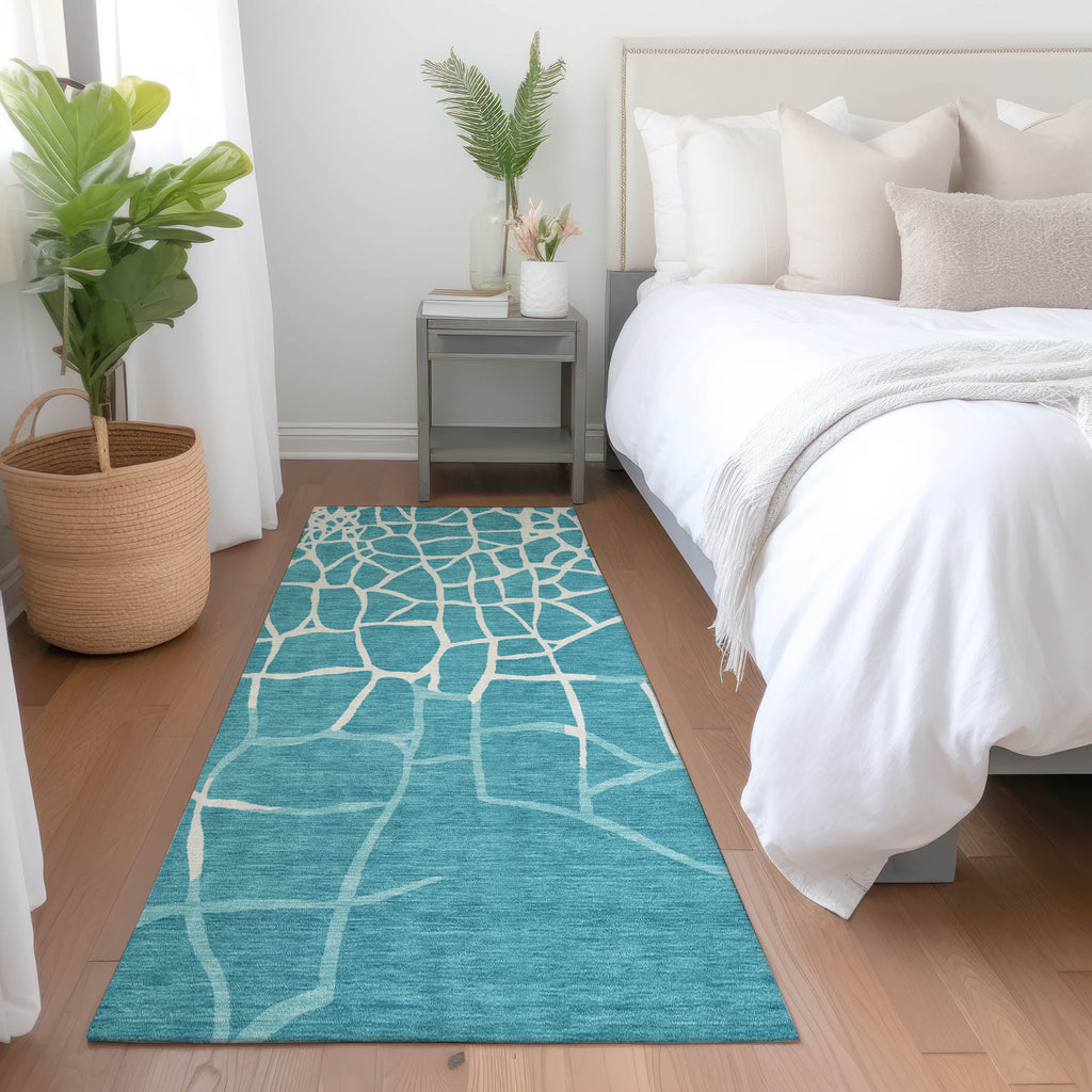 addison chantille acn1049 teal rug