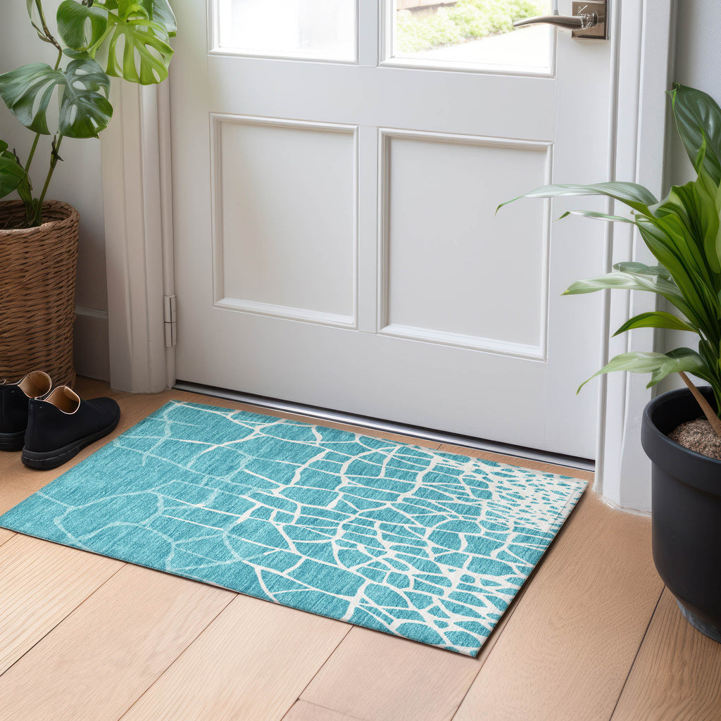 addison chantille acn1049 teal rug