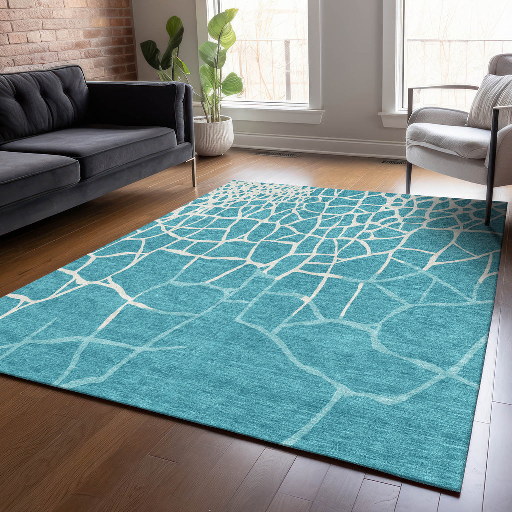 addison chantille acn1049 teal rug