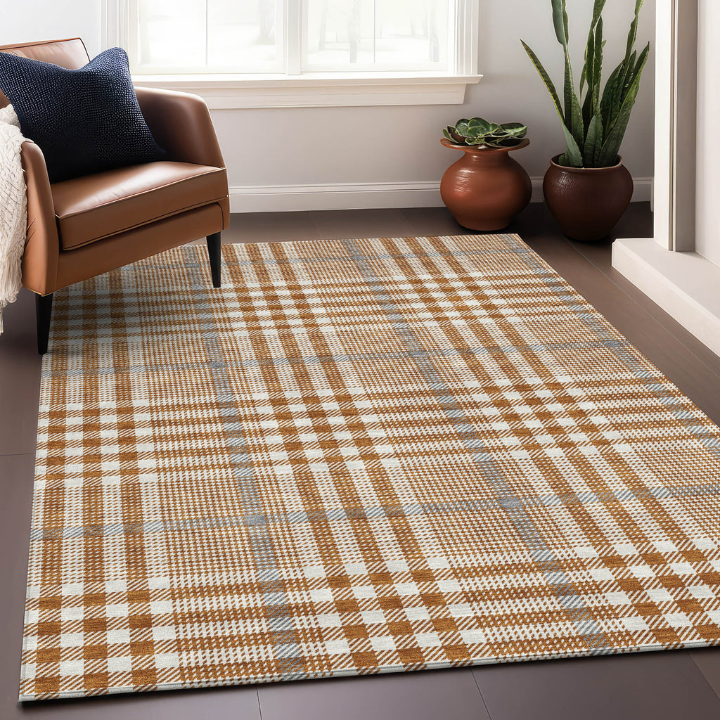 addison chantille acn1054 paprika rug