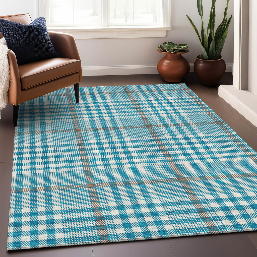 addison chantille acn1054 teal rug