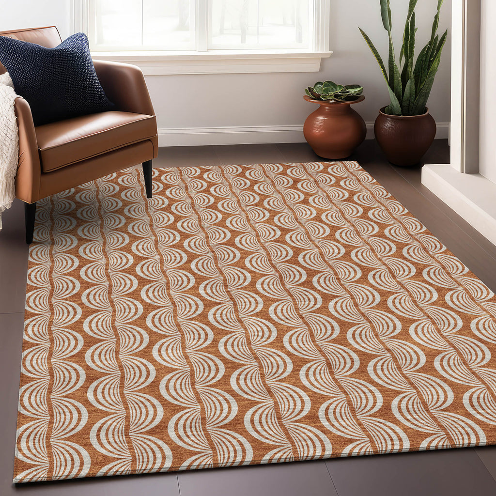 addison chantille acn1055 paprika rug