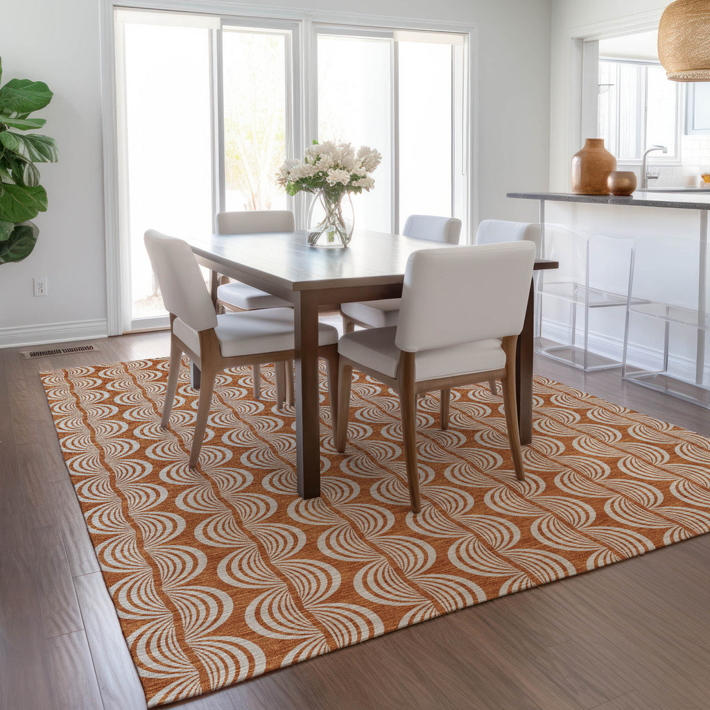 addison chantille acn1055 paprika rug
