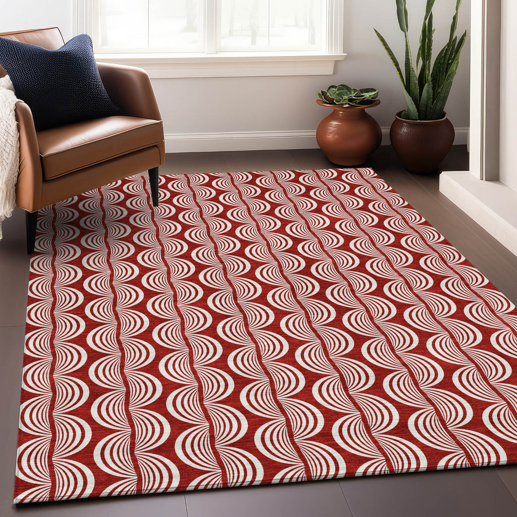 addison chantille acn1055 red rug