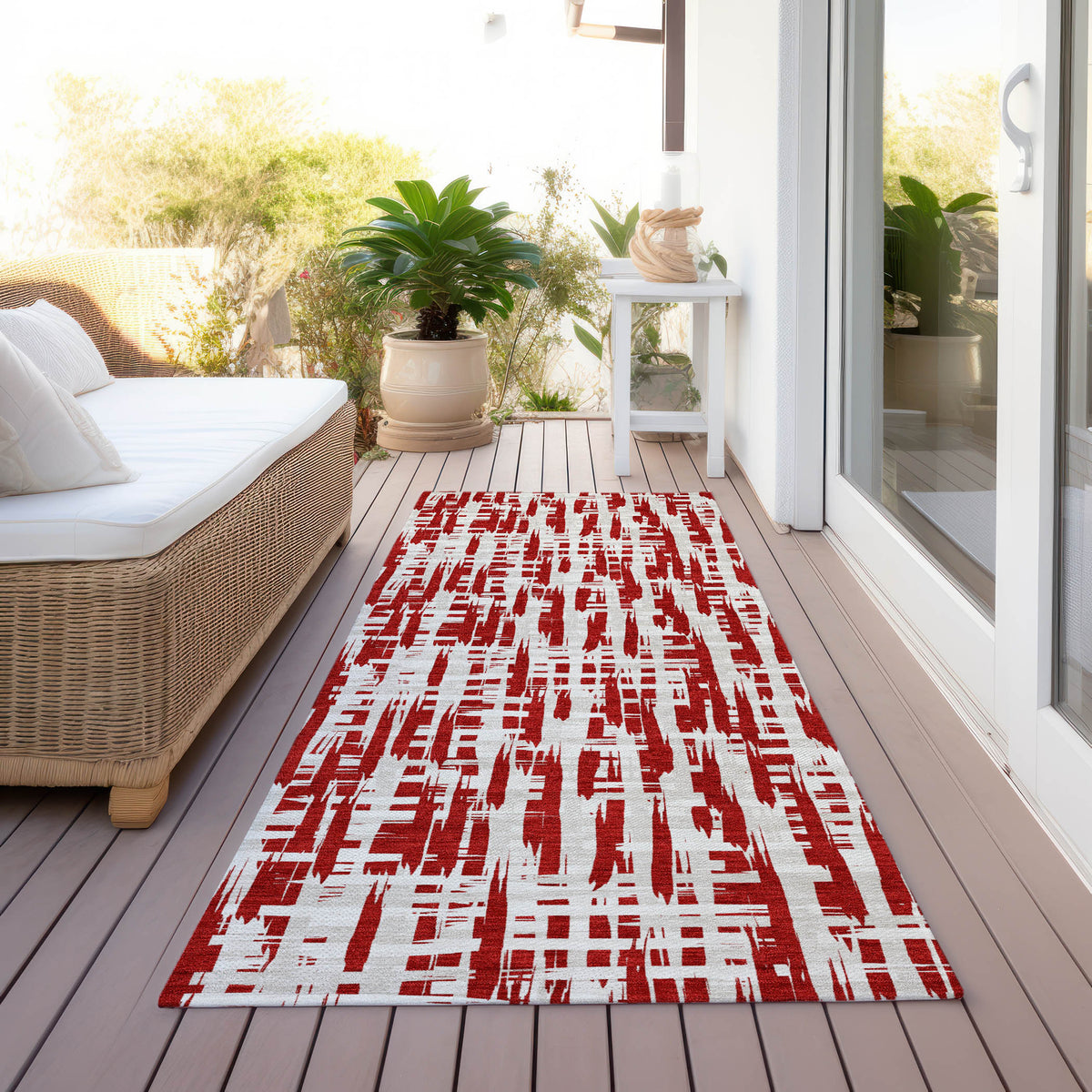 addison chantille acn1059 red rug