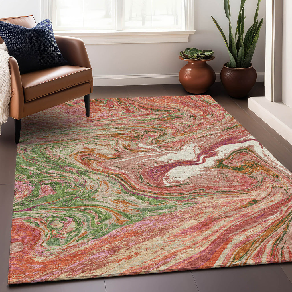 addison chantille acn1061 coral rug