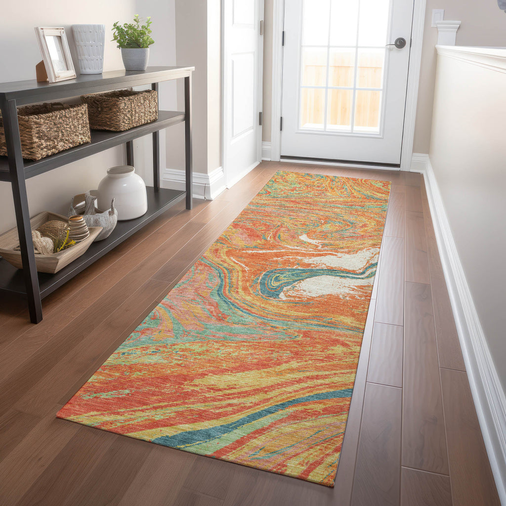 addison chantille acn1061 orange rug