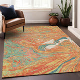 addison chantille acn1061 orange rug