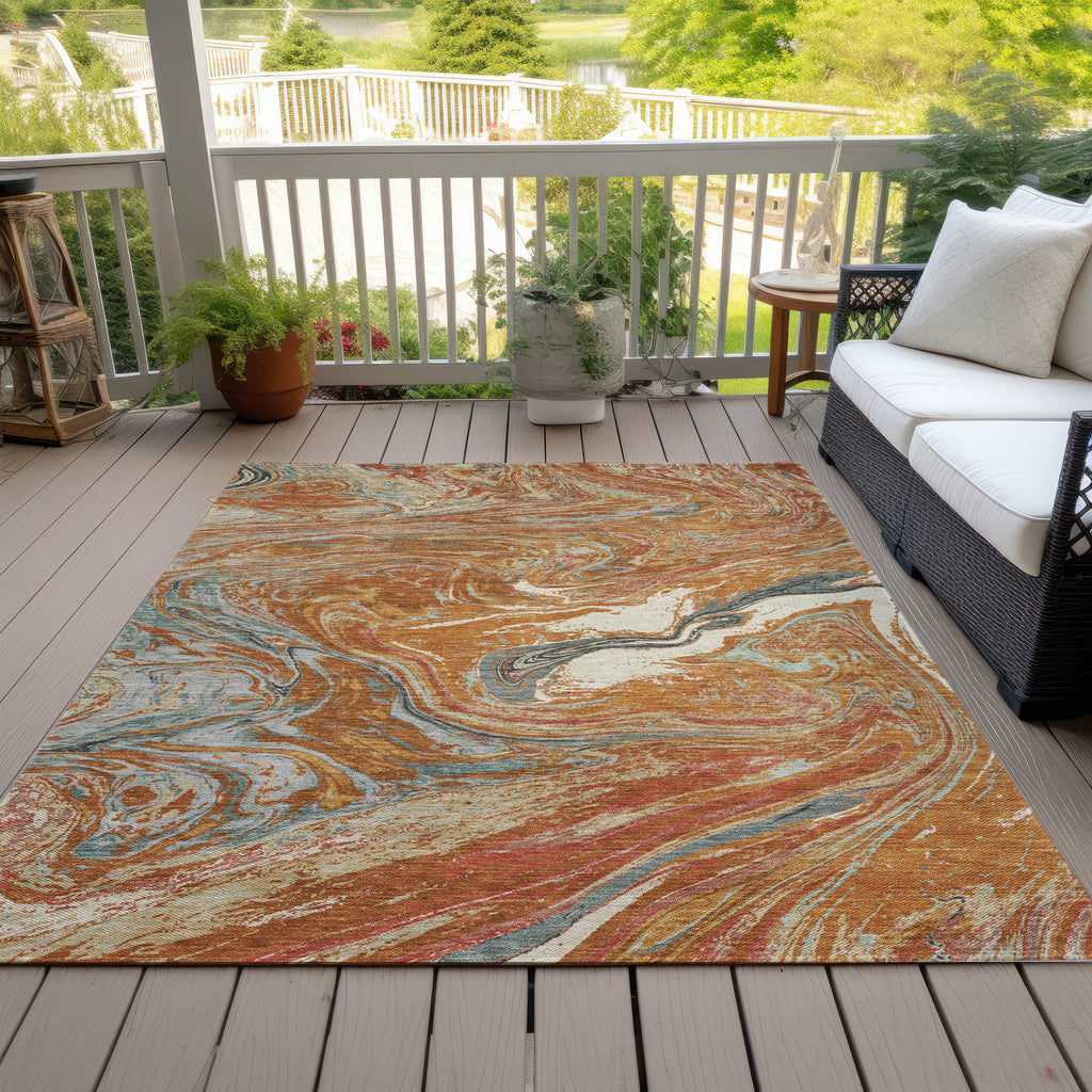 addison chantille acn1061 paprika rug
