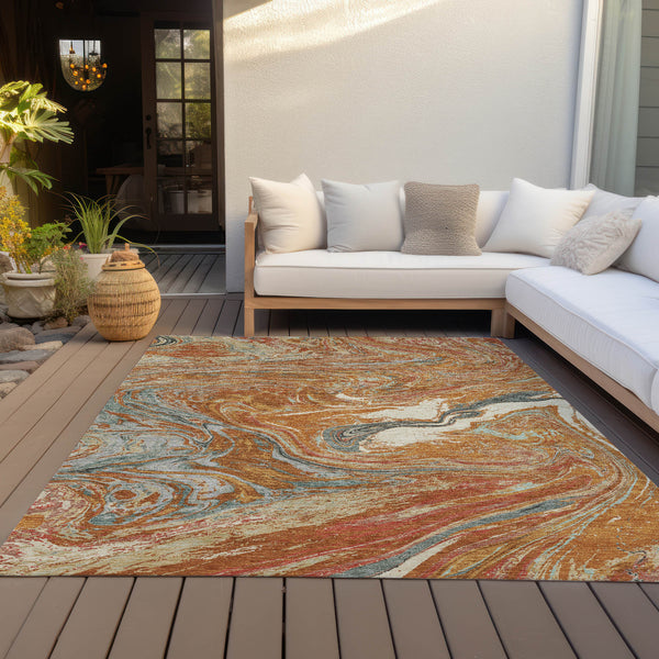 addison chantille acn1061 paprika rug