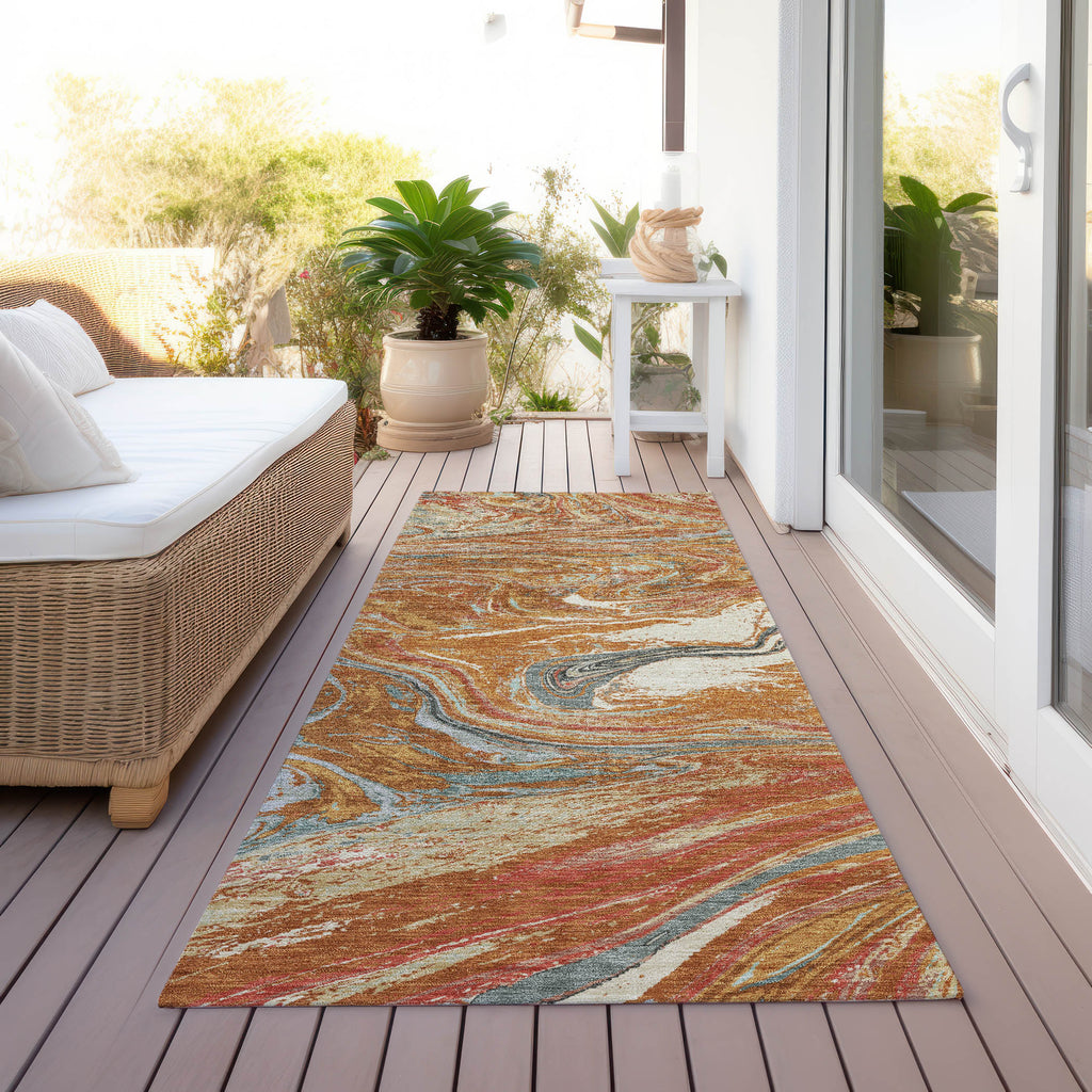 addison chantille acn1061 paprika rug