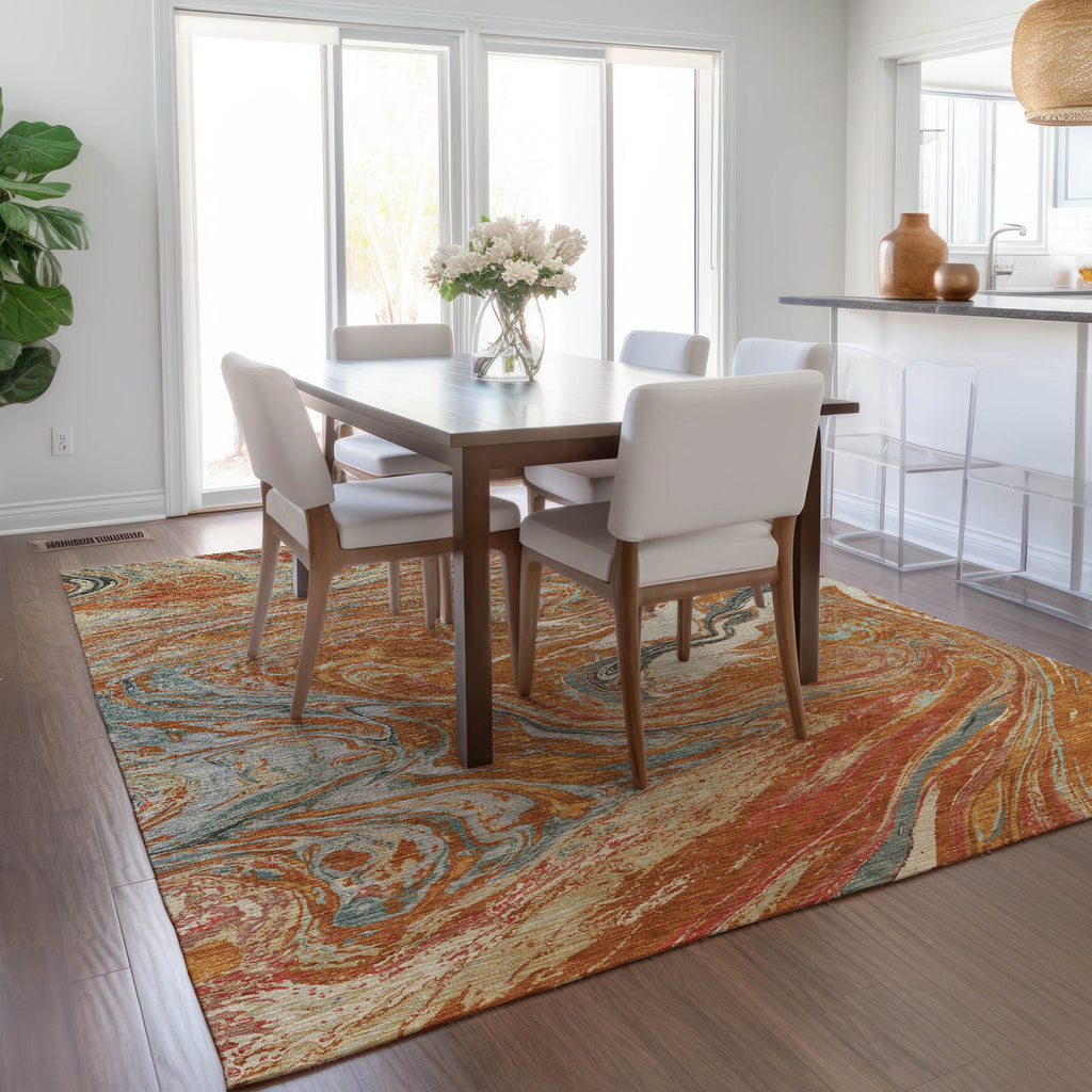 addison chantille acn1061 paprika rug