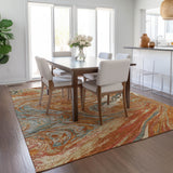 addison chantille acn1061 paprika rug