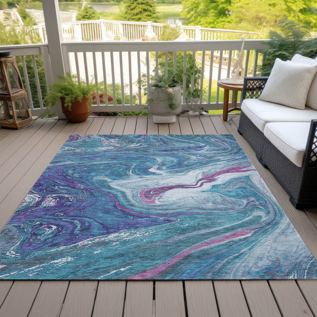 addison chantille acn1061 teal rug