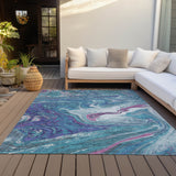 addison chantille acn1061 teal rug