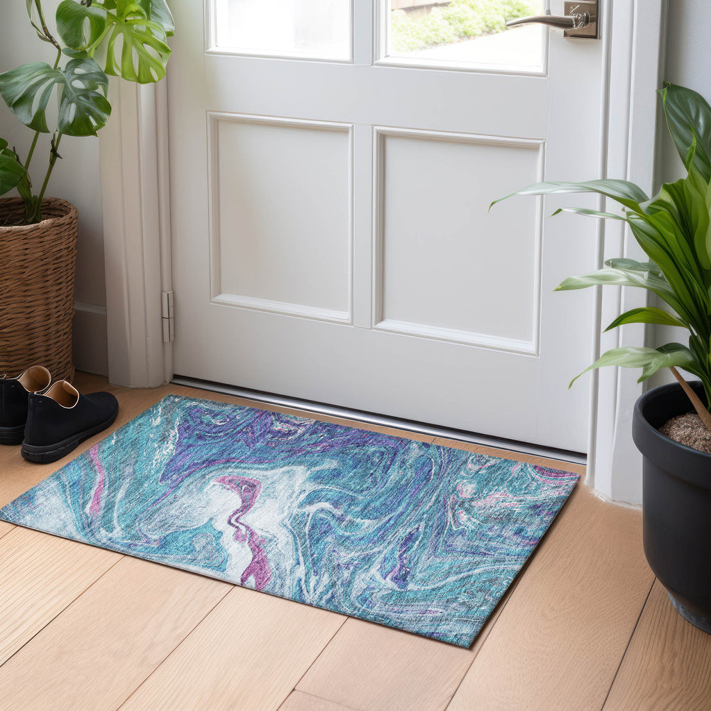 addison chantille acn1061 teal rug