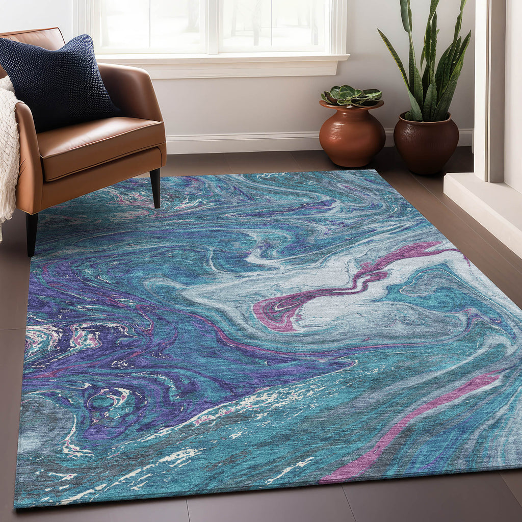 addison chantille acn1061 teal rug