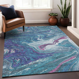 addison chantille acn1061 teal rug