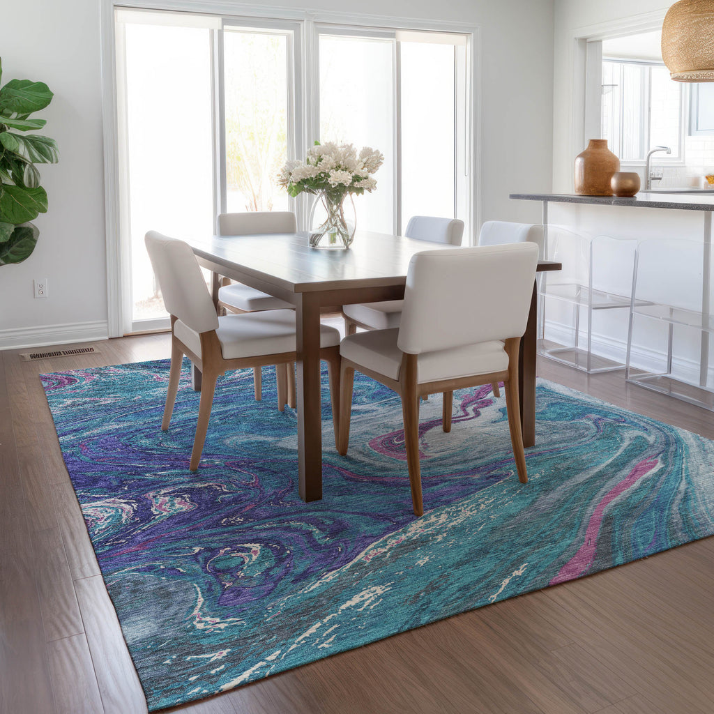 addison chantille acn1061 teal rug