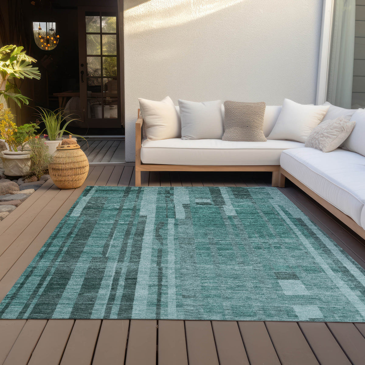 addison chantille acn1063 teal rug