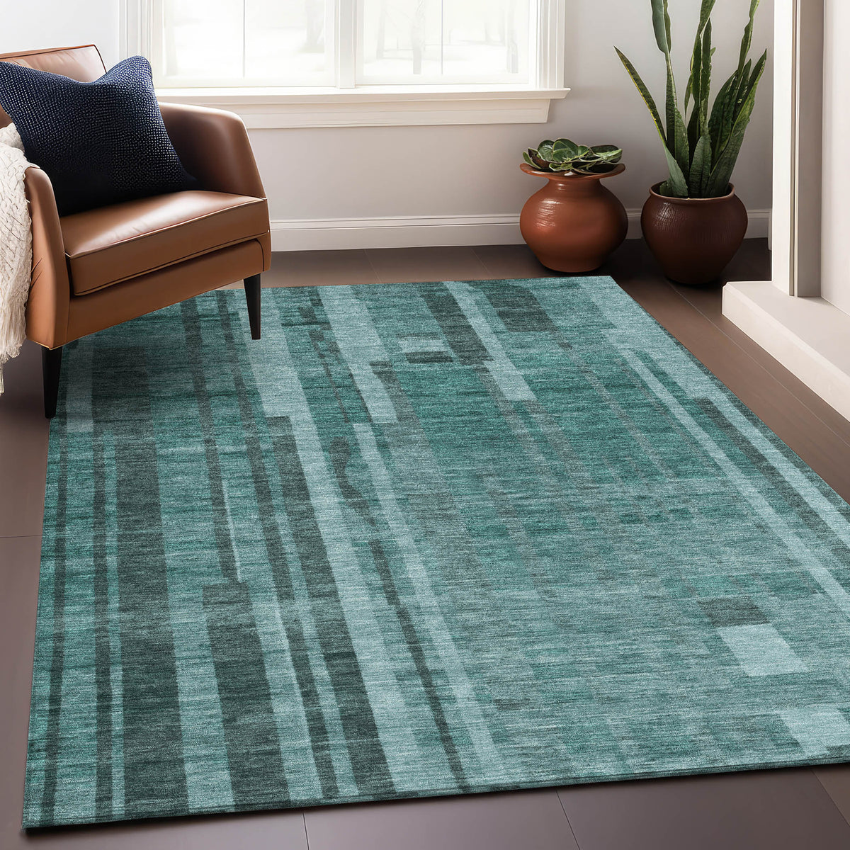addison chantille acn1063 teal rug