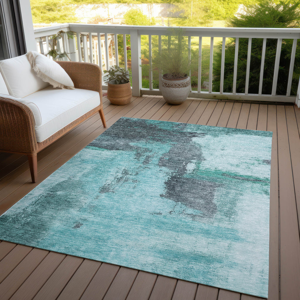 addison chantille acn1068 teal rug
