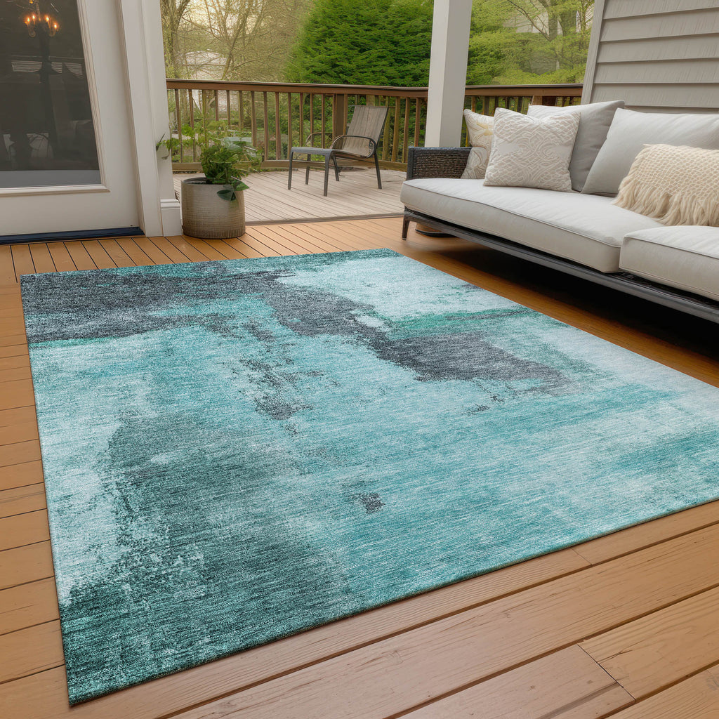 addison chantille acn1068 teal rug