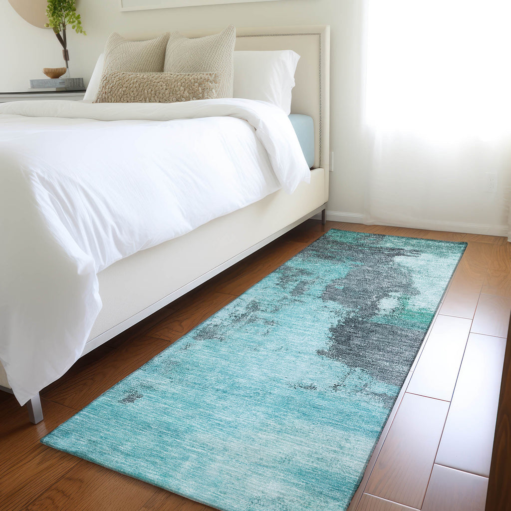 addison chantille acn1068 teal rug
